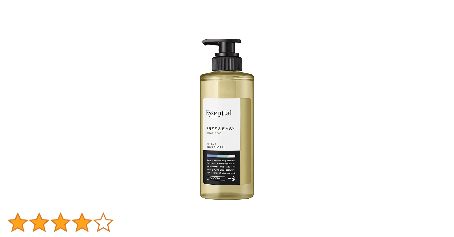 【6個セット】エッセンシャル フリー&イージー シャンプー ポンプ 400ml Essential - 【6個セット】エッセンシャル フリー&イージー